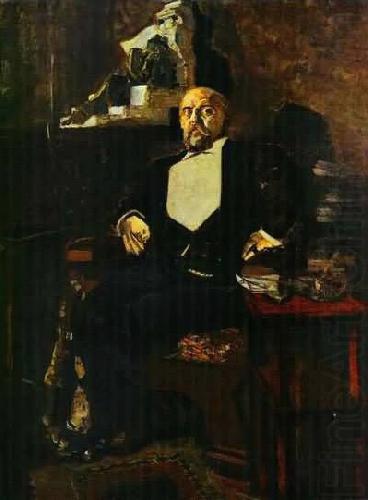 Mikhail Vrubel Portrait of Savva Mamontov china oil painting image